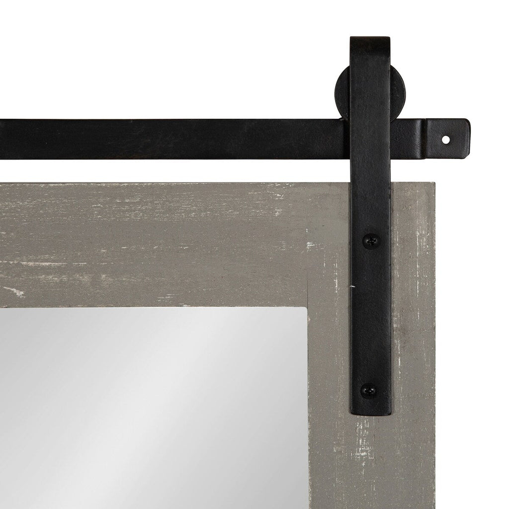 Kate and Laurel Cates Rustic Rectangular Wall Mirror