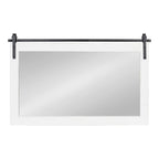 Kate and Laurel Cates Rustic Rectangular Wall Mirror