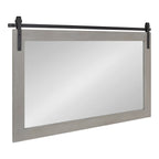 Kate and Laurel Cates Rustic Rectangular Wall Mirror