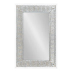 Kate and Laurel Deely Wood and Metal Wall Mirror