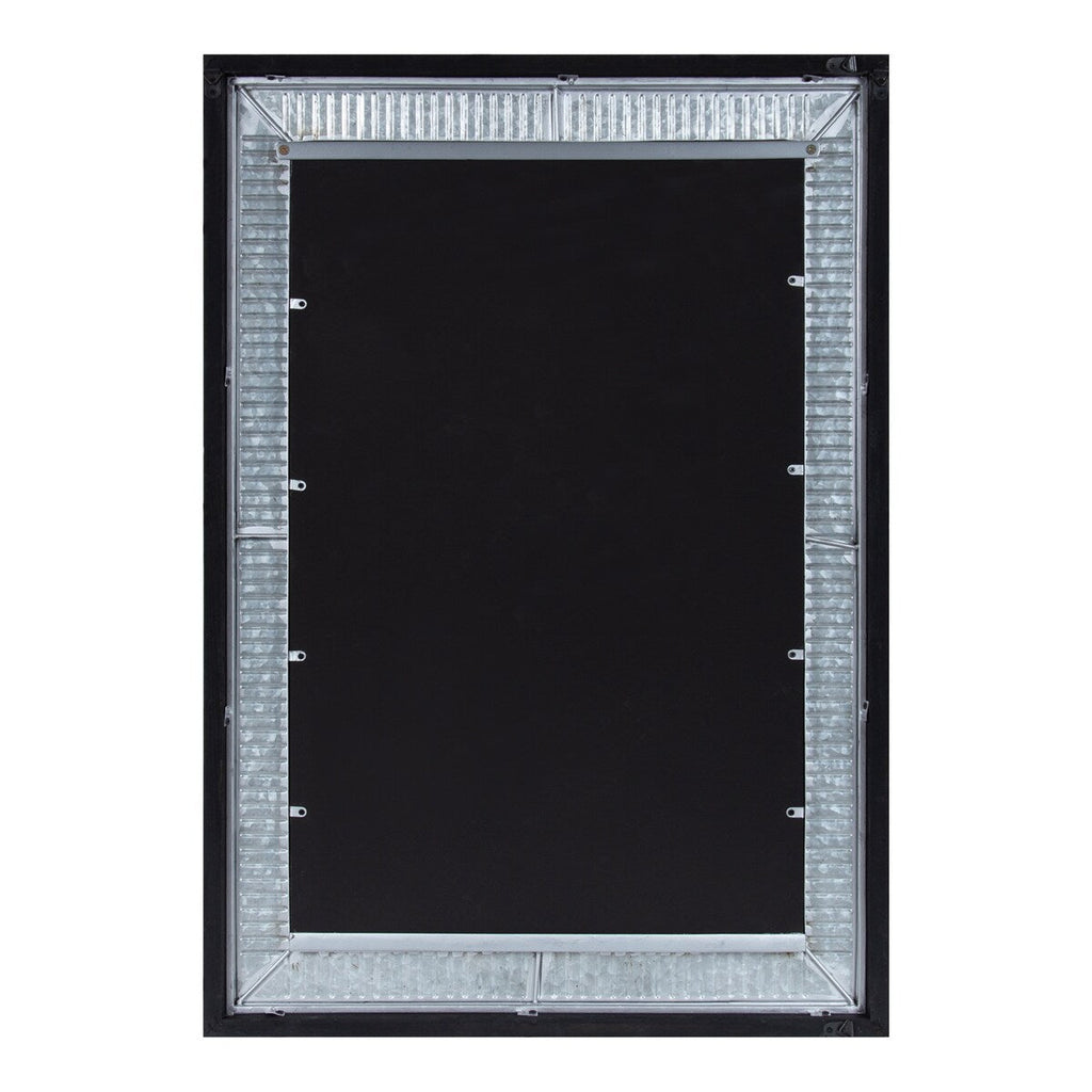 Kate and Laurel Deely Wood and Metal Wall Mirror