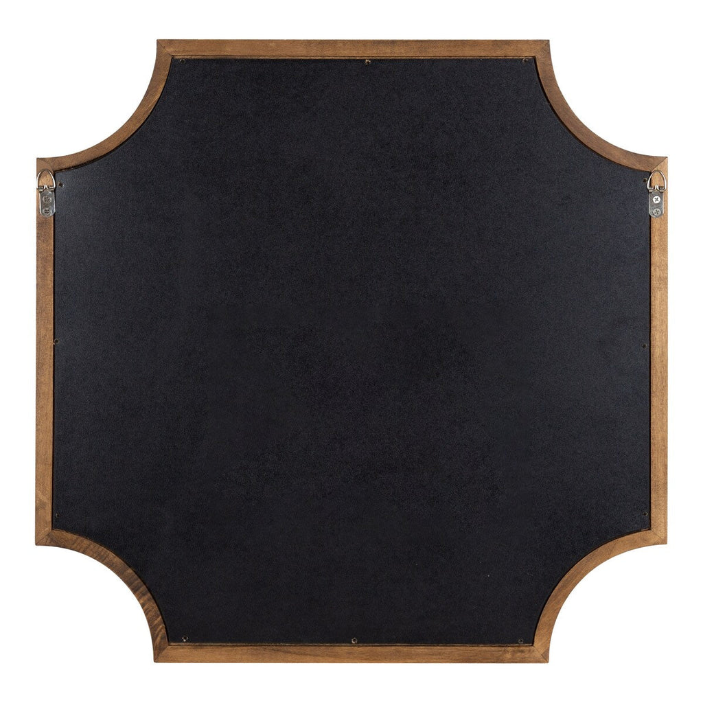 Kate and Laurel Hogan Scalloped Wood Framed Mirror