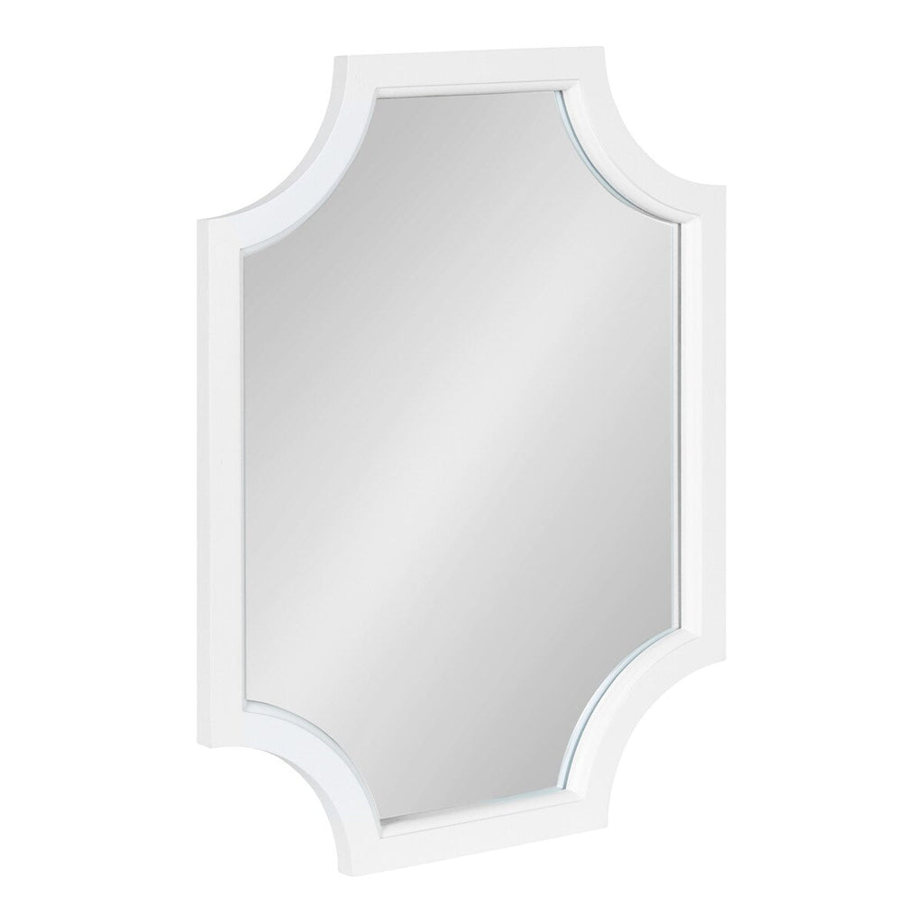 Kate and Laurel Hogan Scalloped Wood Framed Mirror