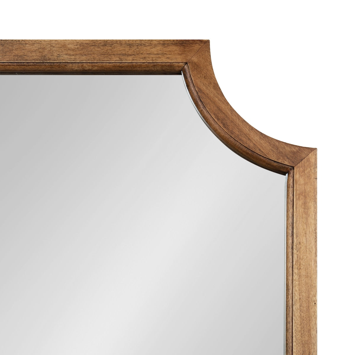 Kate and Laurel Hogan Scalloped Wood Framed Mirror