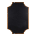 Kate and Laurel Hogan Scalloped Wood Framed Mirror