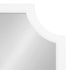 Kate and Laurel Hogan Scalloped Wood Framed Mirror