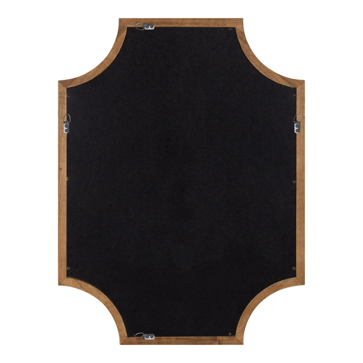 Kate and Laurel Hogan Scalloped Wood Framed Mirror