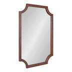Kate and Laurel Hogan Scalloped Wood Framed Mirror