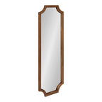 Kate and Laurel Hogan Scalloped Wood Framed Mirror