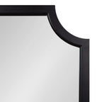 Kate and Laurel Hogan Scalloped Wood Framed Mirror