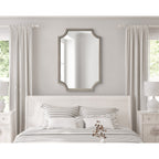 Kate and Laurel Hogan Scalloped Wood Framed Mirror