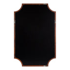 Kate and Laurel Hogan Scalloped Wood Framed Mirror