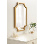 Kate and Laurel Hogan Scalloped Wood Framed Mirror