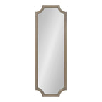 Kate and Laurel Hogan Scalloped Wood Framed Mirror
