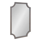 Kate and Laurel Hogan Scalloped Wood Framed Mirror