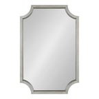 Kate and Laurel Hogan Scalloped Wood Framed Mirror