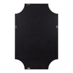 Kate and Laurel Hogan Scalloped Wood Framed Mirror