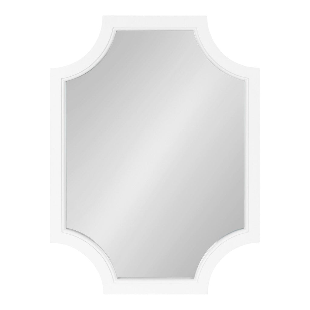 Kate and Laurel Hogan Scalloped Wood Framed Mirror