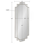 Kate and Laurel Minuette Traditional Decorative Framed Wall Mirror