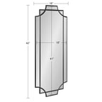 Kate and Laurel Minuette Traditional Decorative Framed Wall Mirror