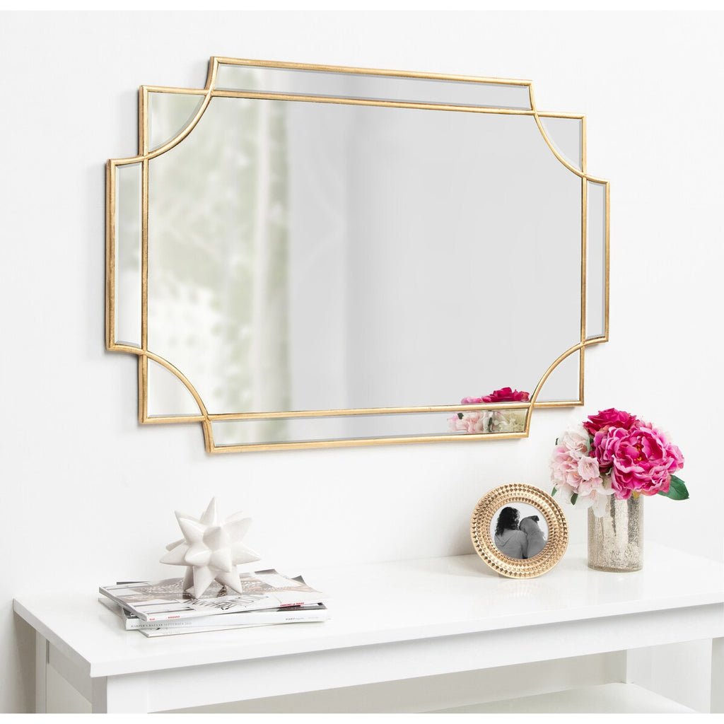 Kate and Laurel Minuette Traditional Decorative Framed Wall Mirror