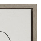 Kate and Laurel Sylvie Modern Circles Framed Canvas Set by Teju Reval