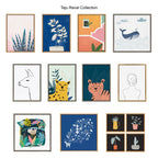 Kate and Laurel Sylvie Modern Circles Framed Canvas Set by Teju Reval