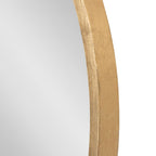 Kate and Laurel Travis Round Wood Accent Wall Mirror
