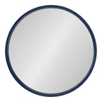 Kate and Laurel Travis Round Wood Accent Wall Mirror