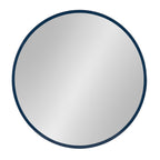 Kate and Laurel Travis Round Wood Accent Wall Mirror