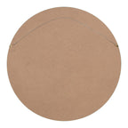 Kate and Laurel Travis Round Wood Accent Wall Mirror