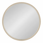 Kate and Laurel Travis Round Wood Accent Wall Mirror