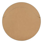 Kate and Laurel Travis Round Wood Accent Wall Mirror