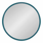 Kate and Laurel Travis Round Wood Accent Wall Mirror