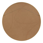 Kate and Laurel Travis Round Wood Accent Wall Mirror