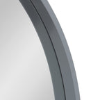 Kate and Laurel Travis Round Wood Accent Wall Mirror