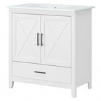 Key West 32W Bathroom Vanity with Sink by Bush Furniture
