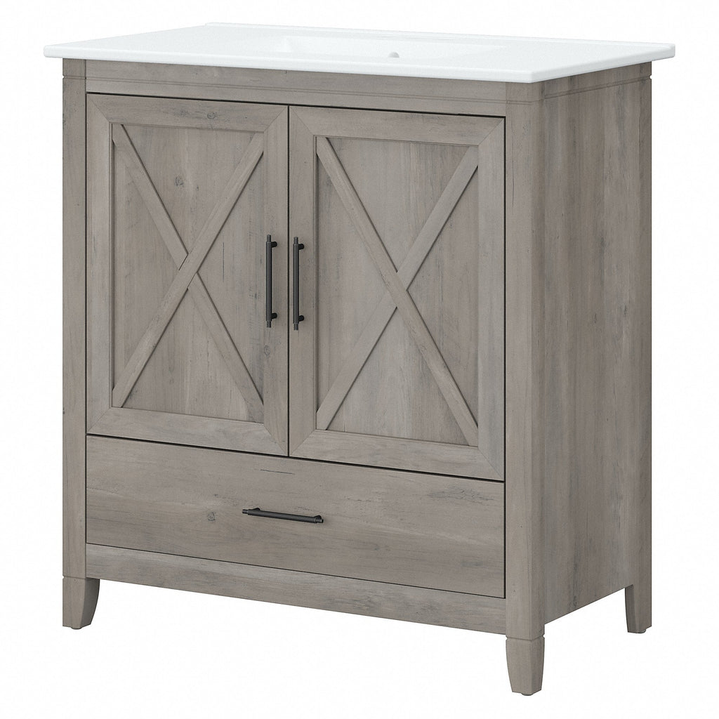 Key West 32W Bathroom Vanity with Sink by Bush Furniture