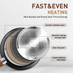 Kitchen Academy 12/30-piece Nonstick Induction Cookware Set