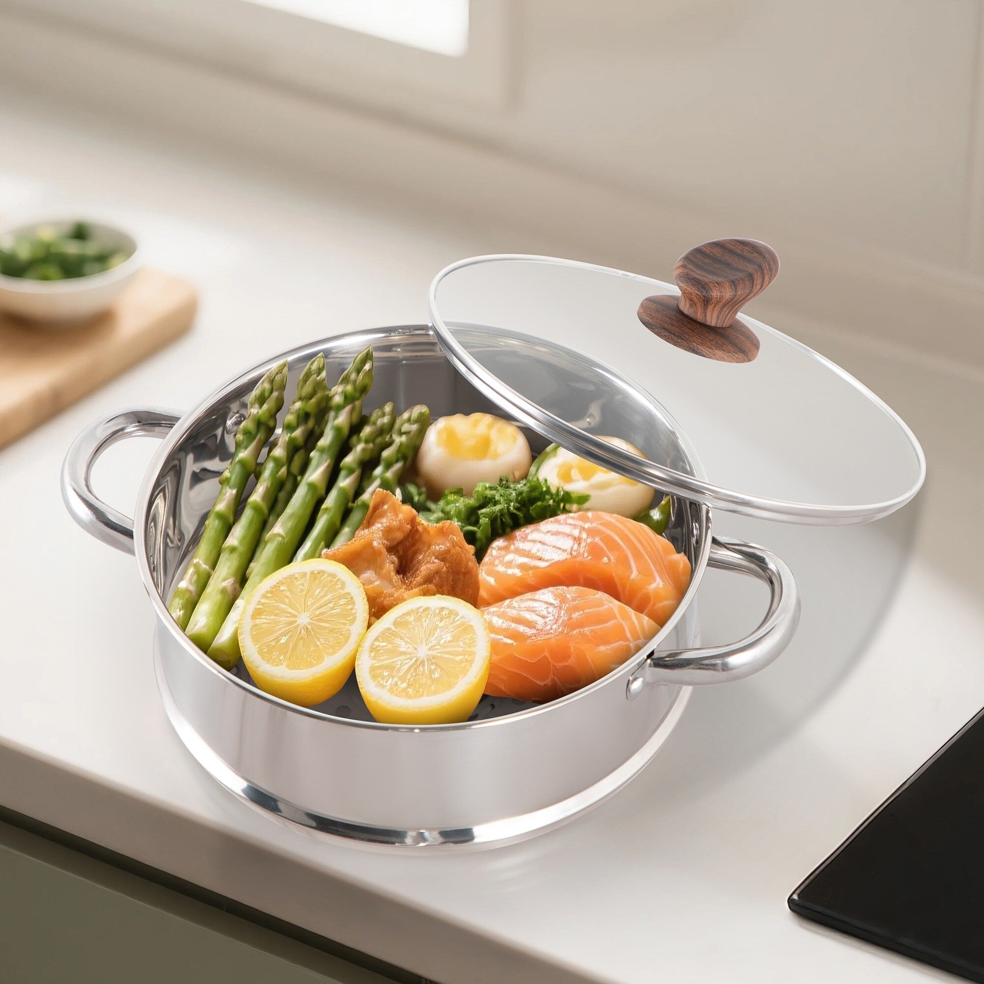 Kitchen Granite Cookware Set, Cooking Pans Set Non-Stick Pots 12/15/30-piece Set