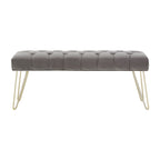Klaus Velvet Tufted Bench by iNSPIRE Q Bold