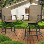 Kozyard Isabella High Swivel Bar Stools/Chair Set