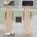 Kullavik 3-PiecesOutdoor Chaise Lounge Set