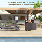 Kullavik 3-PiecesOutdoor Chaise Lounge Set