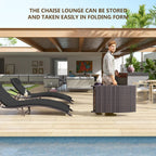 Kullavik 3-PiecesOutdoor Chaise Lounge Set