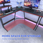 Homall L-Shaped Gaming Desk Computer Corner Desk Office Writing Desk