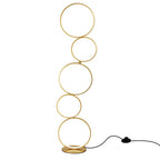 LED Modern Dimmable Floor Lamp, 3 Way Bright Corner Stand lamp with 5-Ring for Living Room