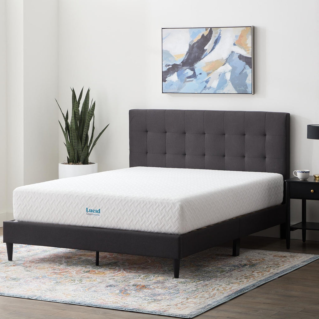 Lucid Firm 10-inch Gel Memory Foam Mattress
