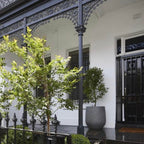 DreamPatio La Mirada 1-piece Fiberstone Tapered Planter for Indoor/Outdoor