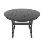 Polytrends Laguna Hdpe All Weather Outdoor Patio Dining Set with Round Table, Armchairs (5-Piece Set)